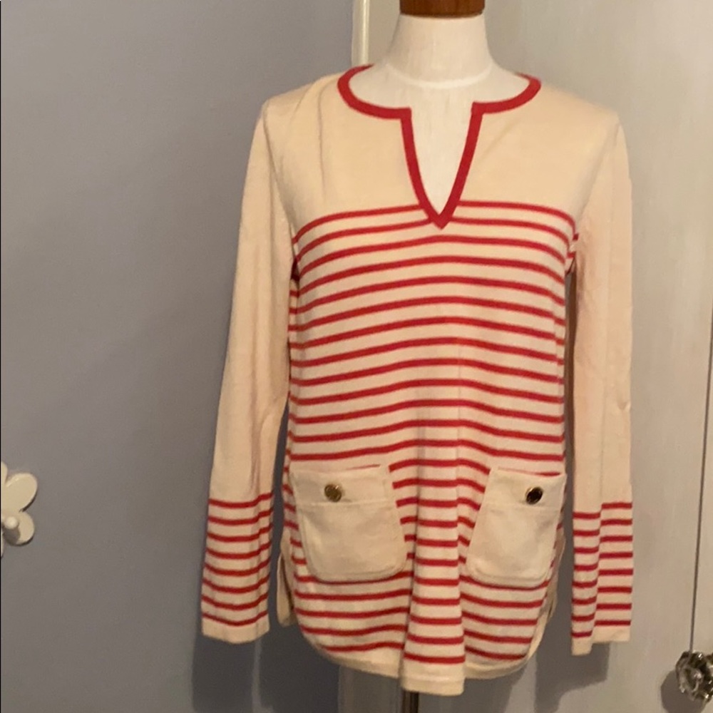 Tory Burch Odessa Tunic. Sz L. Like new